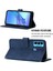 Camon 18I Için Kabartmalı Pu Deri Stand Cüzdan Telefon Kılıfı - Mavi (Yurt Dışından) 2