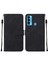 Camon 18I Için Kabartmalı Pu Deri Stand Cüzdan Telefon Kılıfı - Siyah (Yurt Dışından) 1