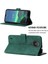 1.4 Için Kabartmalı Pu Deri Stand Cüzdan Telefon Kılıfı - Yeşil (Yurt Dışından) 2