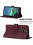1.4 Için Kabartmalı Pu Deri Stand Cüzdan Telefon Kılıfı - Kırmızı (Yurt Dışından) 2