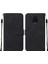 Redmi Note 9s / 9 Pro / 9 Pro Max Için Kabartmalı Pu Deri Stand Cüzdan Telefon Kılıfı - Siyah (Yurt Dışından) 1