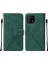 10 Pro Için Kabartmalı Pu Deri Stand Cüzdan Telefon Kılıfı - Yeşil (Yurt Dışından) 1