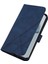 10 Pro Için Kabartmalı Pu Deri Stand Cüzdan Telefon Kılıfı - Mavi (Yurt Dışından) 3