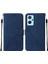 A36 / A76 / 9i Için Kabartmalı Pu Deri Stand Cüzdan Telefon Kılıfı - Mavi (Yurt Dışından) 1