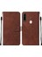 A8 A31 Için Kabartmalı Pu Deri Stand Cüzdan Telefon Kılıfı - Kahverengi (Yurt Dışından) 1