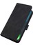 Moto G9 / G9 Play / E7 Plus Için Kabartmalı Pu Deri Stand Cüzdan Telefon Kılıfı - Siyah (Yurt Dışından) 3