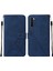 Nord Için Kabartmalı Pu Deri Stand Cüzdan Telefon Kılıfı - Mavi (Yurt Dışından) 1