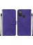 Spark 5 Air / Spark 6 Air Için Kabartmalı Pu Deri Stand Cüzdan Telefon Kılıfı - Mor (Yurt Dışından) 1