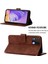 Spark 8 Için Kabartmalı Pu Deri Stand Cüzdan Telefon Kılıfı - Kahverengi (Yurt Dışından) 2