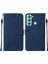 Pop 5 Lte / Bd4 Için Kabartmalı Pu Deri Stand Cüzdan Telefon Kılıfı - Mavi (Yurt Dışından) 1
