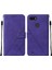 Pop 2f Için Kabartmalı Pu Deri Stand Cüzdan Telefon Kılıfı - Mor (Yurt Dışından) 1