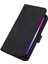 Pop 2f Için Kabartmalı Pu Deri Stand Cüzdan Telefon Kılıfı - Siyah (Yurt Dışından) 3