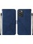 Blade A72 Için Kabartmalı Pu Deri Stand Cüzdan Telefon Kılıfı - Mavi (Yurt Dışından) 1