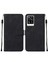 V20 / V21E 4g / Y73 2021 Için Kabartmalı Pu Deri Stand Cüzdan Telefon Kılıfı - Siyah (Yurt Dışından) 1