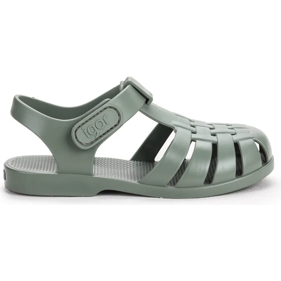 Igor Clasica Velcro Kız/Erkek Çocuk Sandalet S10288 Havuz Plaj Yeşil