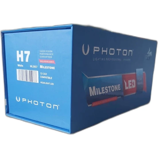 Photon Milestone H7 LED Xenon 12/24 Volt Katana Edıtıon 14000 Lumen 2023 Yenı Nesıl