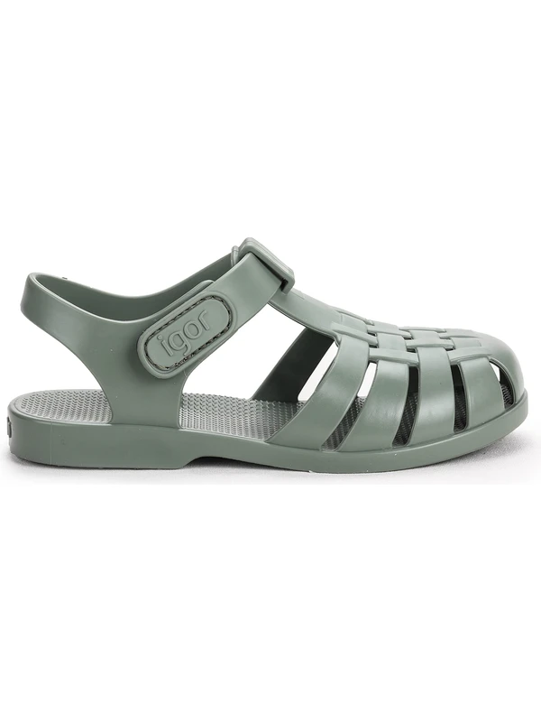 Igor Clasica Velcro Kız/Erkek Çocuk Sandalet S10288 Havuz Plaj Yeşil
