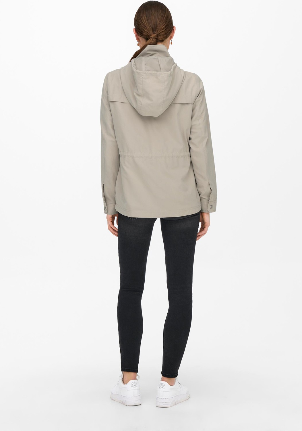 Only 15218612 Only Kadın Trençkot Silver Lining görsel 5