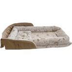 Jaju Baby Nest Kahve Duck Dağ Desenli Çantalı Babynest Bebek Çantası Taşınabilir Anne Yanı Yatağı
