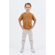 Hopi Kids Çocuk Erkek Pantolonlu Takım D - Kahverengi - 4-5 Yaş