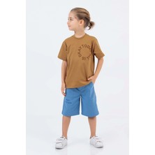 Hopi Kids Çocuk Erkek Kaprili Takım D - Kahverengi - 8-9 Yaş