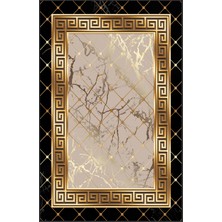 Rovigo Home Dijital Baskı Yıkanabilir Kaymaz Taban Salon Halısı Rvg1833-Sm99