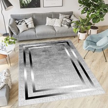 Rovigo Home Dijital Baskı Yıkanabilir Kaymaz Taban Salon Halısı Rvg1853-Sm334