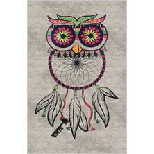 Rovigo Home Dijital Baskı Yıkanabilir Kaymaz Taban Salon Halısı Rvg1856-Sm255