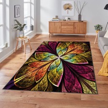 Rovigo Home Dijital Baskı Yıkanabilir Kaymaz Taban Salon Halısı RVG1897-SD137