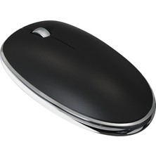 Pusat Business Pro Sessiz Kablosuz Şarjlı Kompakt Mouse - Siyah