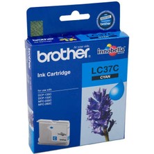 Brother LC37C Mavi Orjinal Kartuş