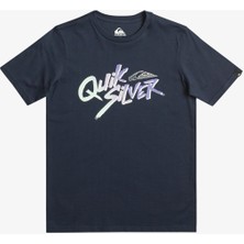 Quiksilver Signaturemove B Erkek Çocuk Mavi Tişört
