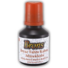 Brons Turuncu Yazı Tahta Kalem Mürekkebi 30 ml 1 Adet Brons Tahta Kalemi Mürekkebi 1 Adet