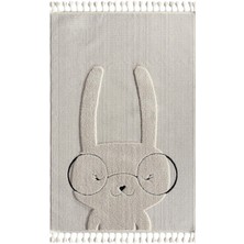 Empera Kids Bunny Tavşan Figürlü Krem Çocuk Odası Halısı