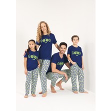 Yeni Inci 4 Çift Anne Kız Baba Oğul Aile Pijama Takım