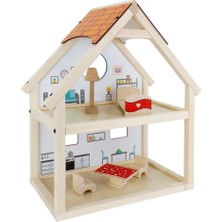 Toysilla Doğal Ahşap Çocuk Oyun Evi - T2006