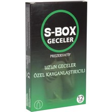 S-Box Kayganlaştırıcılı Prezervatif 3'lü Ekonomik Paket