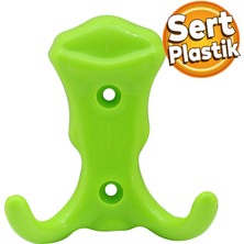 Badem10 Martı Duvar Vestiyer Portmanto Askısı Dolap Elbise Askılığı Yeşil Plastik Askı askılık