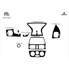 meriç cockpit design Meriç® Fiat Marea Ön Torpido Kaplama Maun 8 Parça 1995-2005