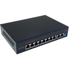 Herz 8 Port Poe Switch + 2 Port Uplink Gigabit