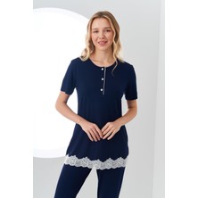 Pjs Kadın Kısa Kollu Pijama Takımı 24144