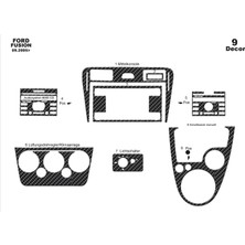 meriç cockpit design Meriç® Ford Fusion Ön Torpido Kaplama Maun 9 Parça 2005-2010