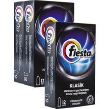 Fiesta Klasik Prezervatif 3'lü Ekonomik Paket