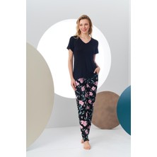 Pjs Kadın Kısa Kollu Pijama Takımı 24168