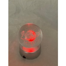Rahan 3D LED Işık Cam Küre