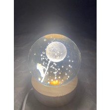 Rahan 3D LED Işık Cam Küre