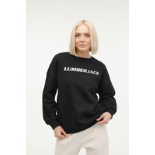 Lumberjack Wl Dına 16GF224 2pr Siyah Kadın Sweatshirt
