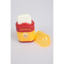 Galatasaray Lisanslı Silgili Kalemtraş 2'li Takım Kırmızı Sarı Renkli 2023 Yeni Sezon