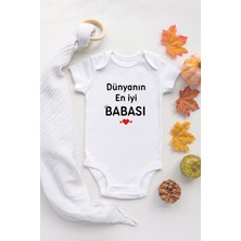 Tuğba Baby Özel Tasarım Dünyanın En Iyi Babası Bebek Body Babaya Özel Bebek Badi Zıbın