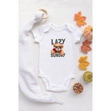 Tuğba Baby Özel Tasarım  Selam Kızlar Ben Geldim Bebek Body Beyaz Bebek Badi Zıbın